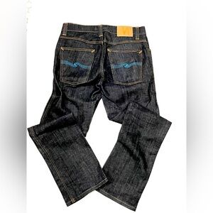 NUDIE Jeans Men’s Dark Wash Eco Denim 31x34
